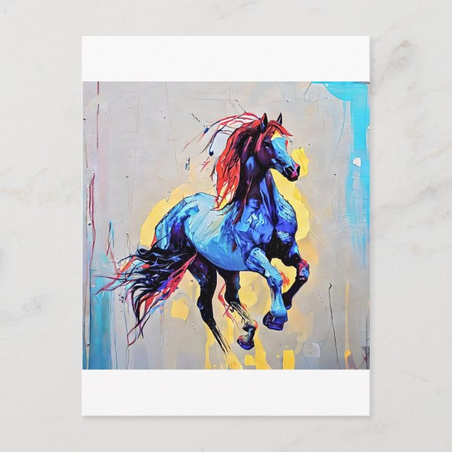 Galopp Postkarte (Vorderseite)