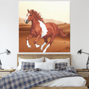 Galoppierendes Pferd Leinwanddruck