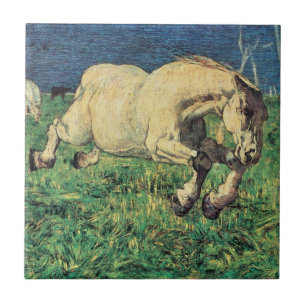 Galoppierendes Pferd von Giovanni Segantini, Vinta Fliese