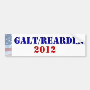 Galt/Rearden Präsident 2012 Autoaufkleber