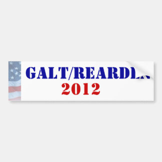 Galt/Rearden Präsident 2012 Autoaufkleber