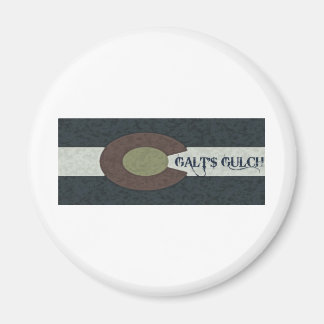 Galt's Gulch - rotes, weißes und blaues Combo-Desi Magnet