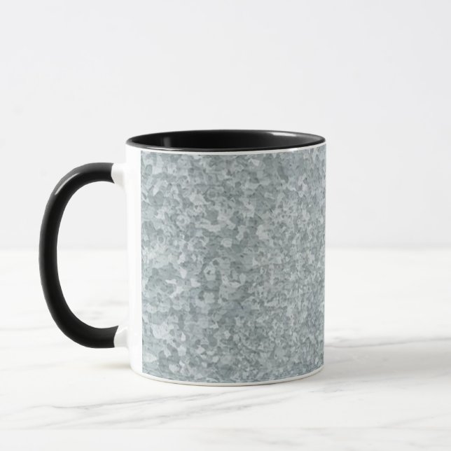 galvanisierter Metalllook Tasse (Links)