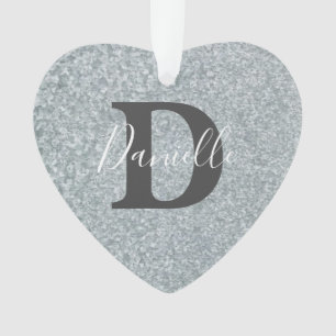 Galvanisiertes Metall-Look personalisierte Verzier Ornament