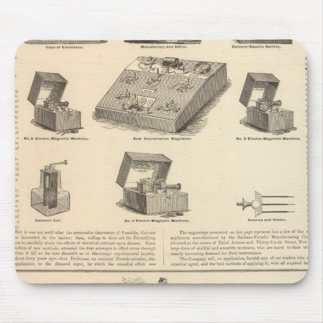 Galvano Faradic Manufacturing Company Bickford Mousepad (Vorne)