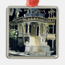 Galveston Aquarell, J. 1890 C. Trube House Ornament Aus Metall