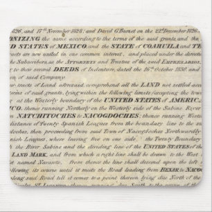 Galveston Bay und Texas Land Company Mousepad