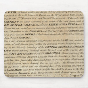 Galveston Bay und Texas Land Company Mousepad