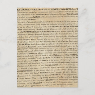 Galveston Bay und Texas Land Company Postkarte