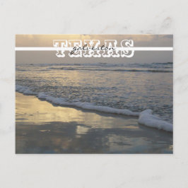 Galveston Beach Texas Travel Postkarte
