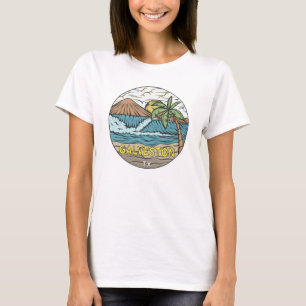 Galveston Beach Texas Vintag T-Shirt