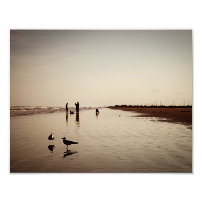 Galveston Beachlife Fotodruck (Vorne)