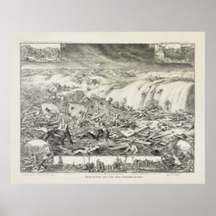 GALVESTON HURRIKAN 1900 POSTER