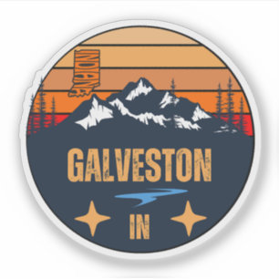 Galveston, Indiana Aufkleber