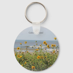 Galveston Insel-Strand-Blumen-Schlüsselkette Schlüsselanhänger
