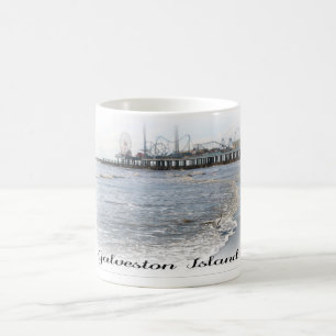 Galveston Insel-Vergnügens-Pier-Tasse Tasse