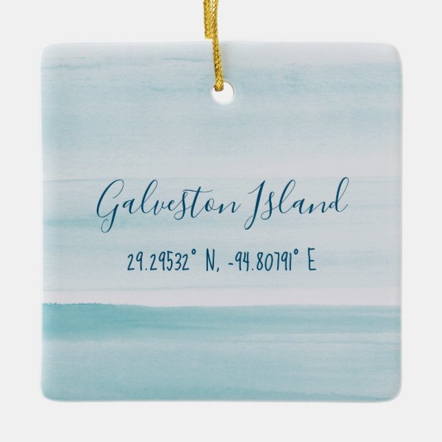 Galveston Island Ornament (Vorderseite)