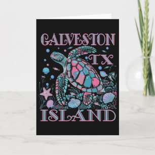 Galveston Island Tx Schildkrötenliebhaber Bunter S Karte