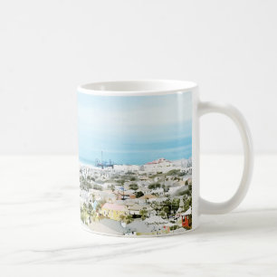 Galveston Küste, Strand- und Stadtansicht Kaffeetasse