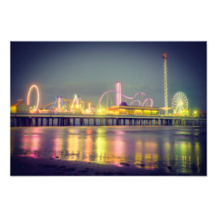 Galveston Pleasure Pier Fotodruck