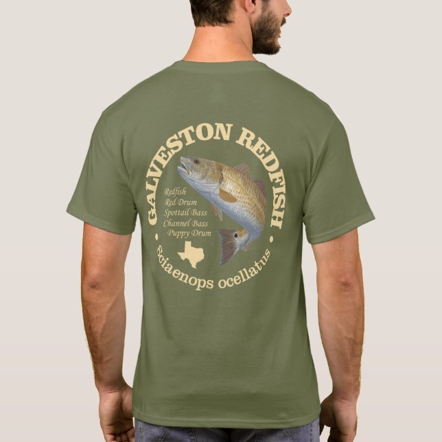 Galveston (Rotbarsch) T-Shirt (Rückseite)