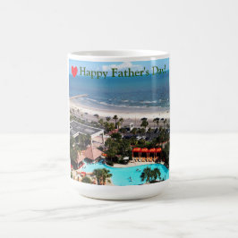 Galveston Strand "Alles Gute zum Vatertag"  Kaffeetasse