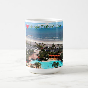 Galveston Strand "Alles Gute zum Vatertag" Kaffeetasse