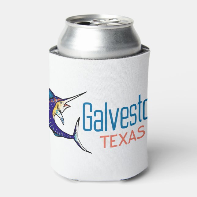 Galveston Texas Dosenkühler (Kanne Vorderseite)