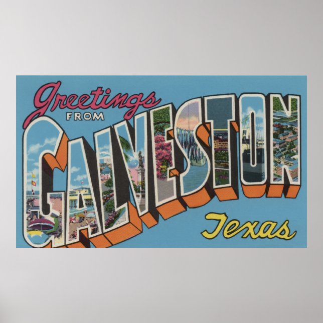 Galveston, Texas - Große Briefszenen Poster (Vorne)
