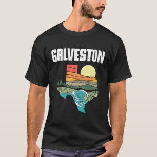Galveston Texas Outdoors Vintage Natur Retro Traub T-Shirt