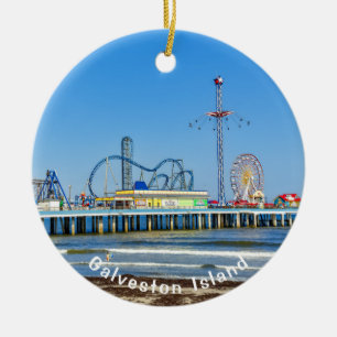 Galveston, Texas, Pleasure Pier, Keramik Ornament