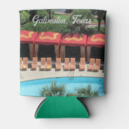 Galveston, Texas - San Luis Hotel Sundeck - Dosenkühler