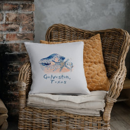 Galveston Texas Seashells Kissen