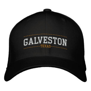 Galveston Texas USA bestickte Hats Kappe