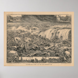 Galveston's Awful Calamity Golf Tidal Wave (1900) Poster