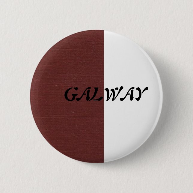 Galway-Abzeichen Button (Vorderseite)