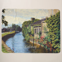 Galway City Ireland Landschaftlich Canal View