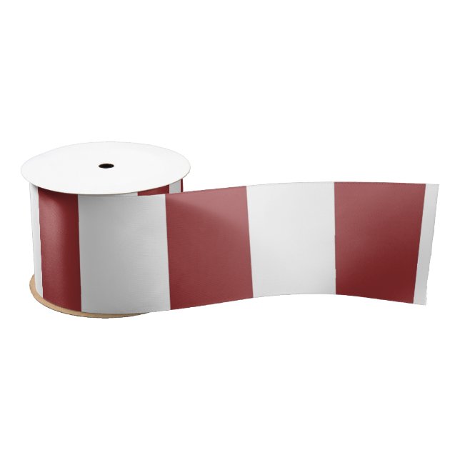 Galway Flag Silber Ribbon Satinband (Spule)