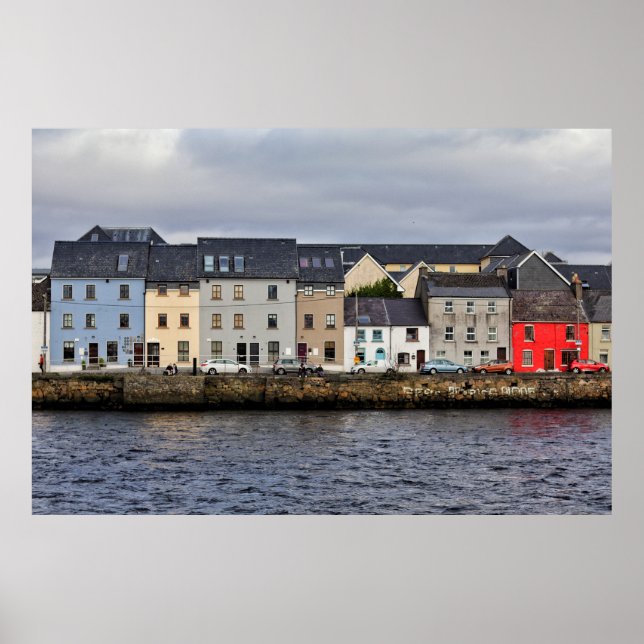 Galway Harbour, Irland Poster (Vorne)