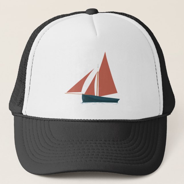 Galway Hooker Hat Truckerkappe (Vorderseite)