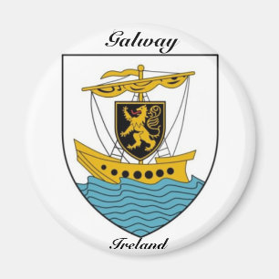 Galway Ireland - antikes Wappen Magnet