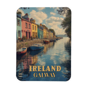 Galway Ireland Retro Irish Sehenswürdigkeit Magnet