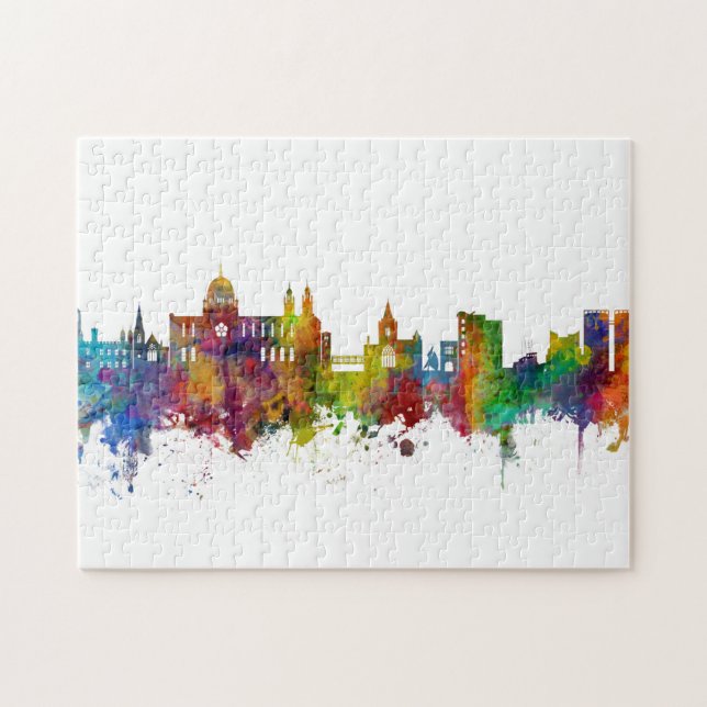 Galway Ireland Skyline Puzzle (Horizontal)