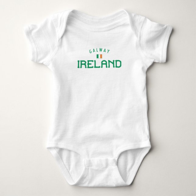 Galway Irland Baby Strampler (Vorderseite)