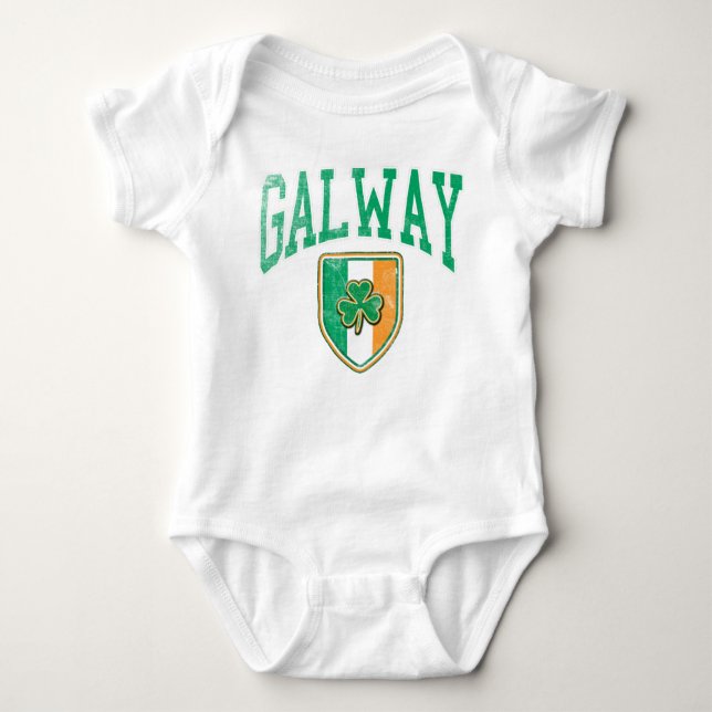 GALWAY Irland Baby Strampler (Vorderseite)