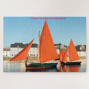 Galway Sailing Boats Irland. Jigsaw Puzzle