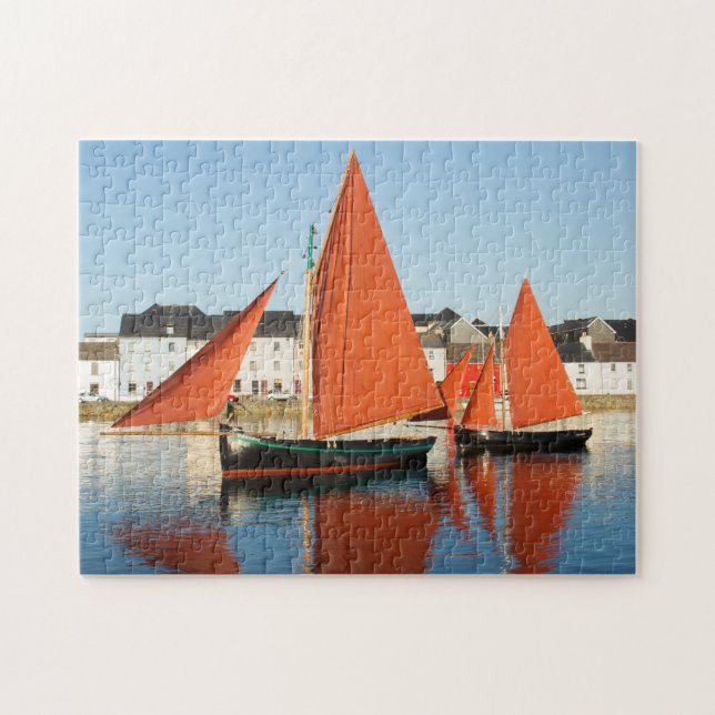 Galway Sailing Boats Irland. Puzzle (Horizontal)