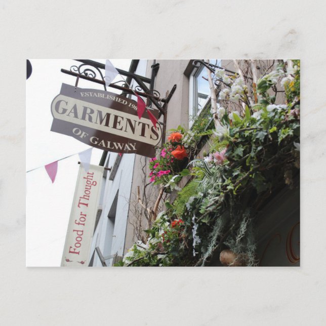 Galway Shop Signcard Postkarte (Vorderseite)