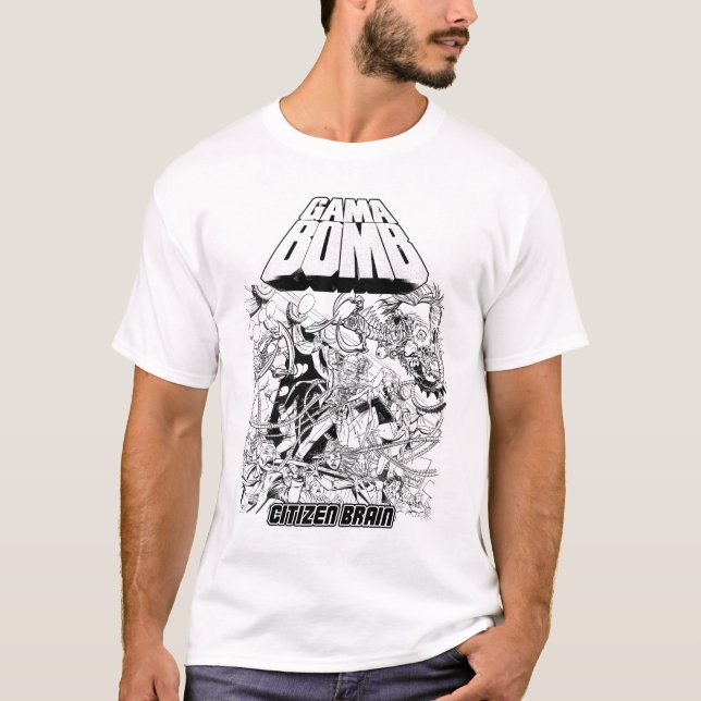 Gama-Bombe - Bürger-Gehirn-Weiß T-Shirt (Vorderseite)