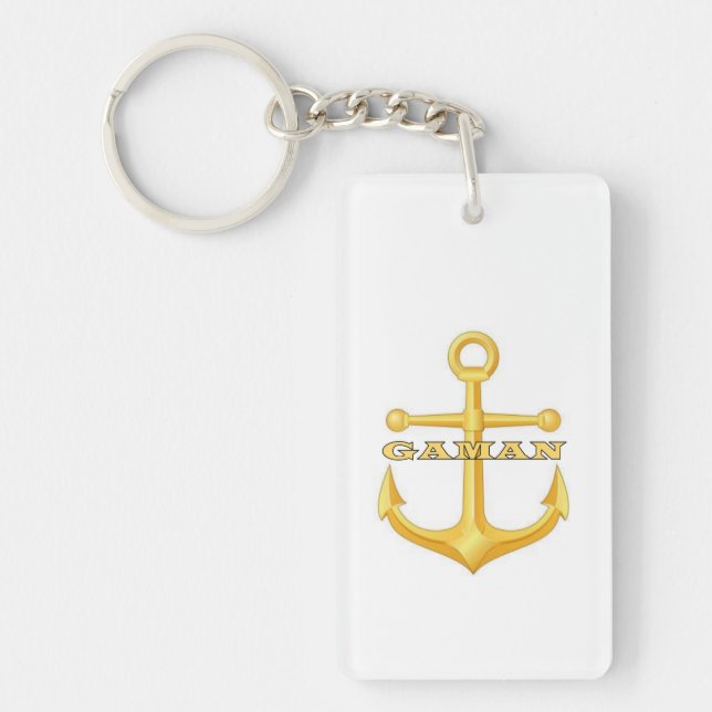 GAMAN ANCHOR Key chain Schlüsselanhänger (Vorderseite)